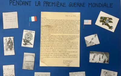 Réalisation avec les élèves de 3F d’une exposition sur la Première Guerre Mondiale