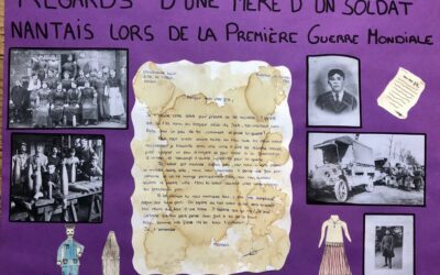 Réalisation par les élèves de 3C d’une exposition sur la Première Guerre Mondiale